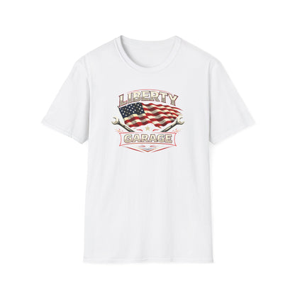 Liberty Garage Flag  T-Shirt