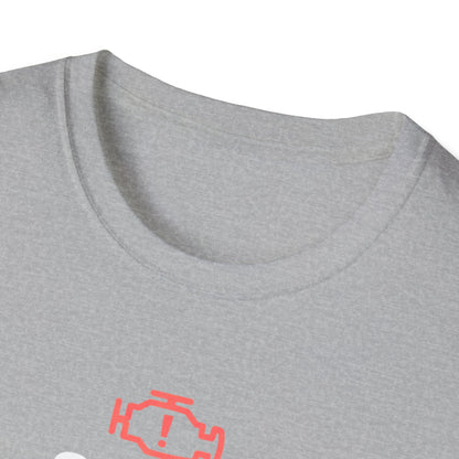 Check Engine Light Is My Co-Pilot red T-Shirt
