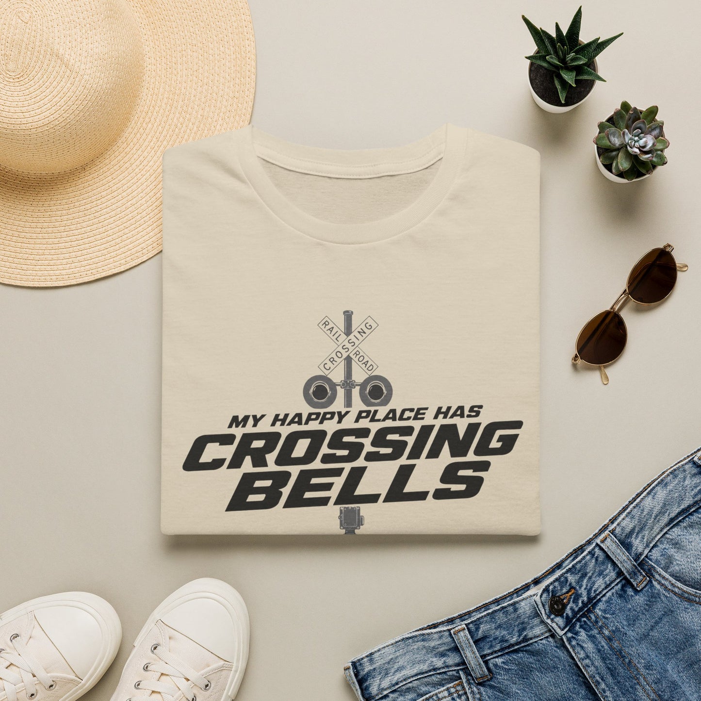 Happy Place Crossing Bells  T-Shirt