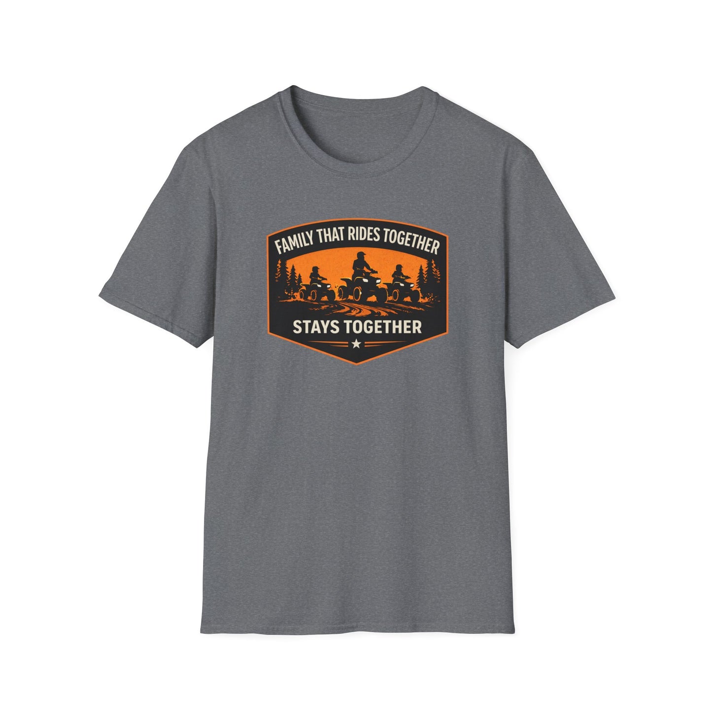 Family That Rides Together Quads T-Shirt