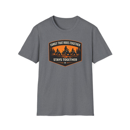 Family That Rides Together Quads T-Shirt