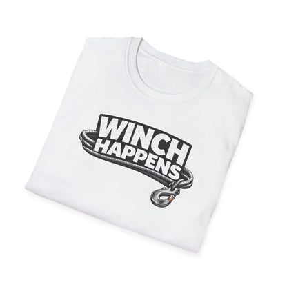 Winch Happens typography  T-Shirt