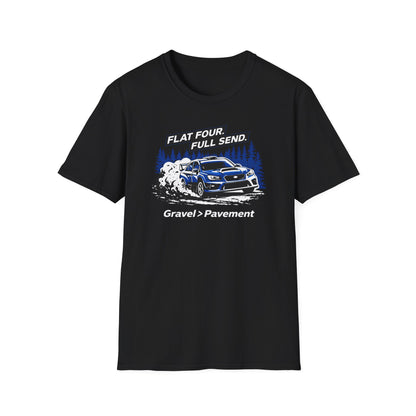 Flat Four. Full Send. T-Shirt