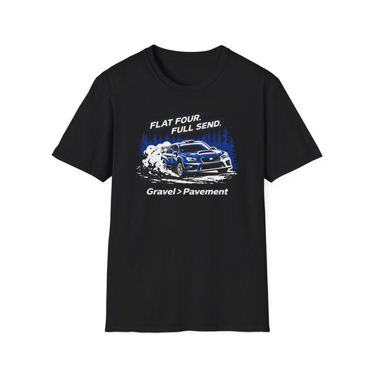 Flat Four. Full Send. T-Shirt