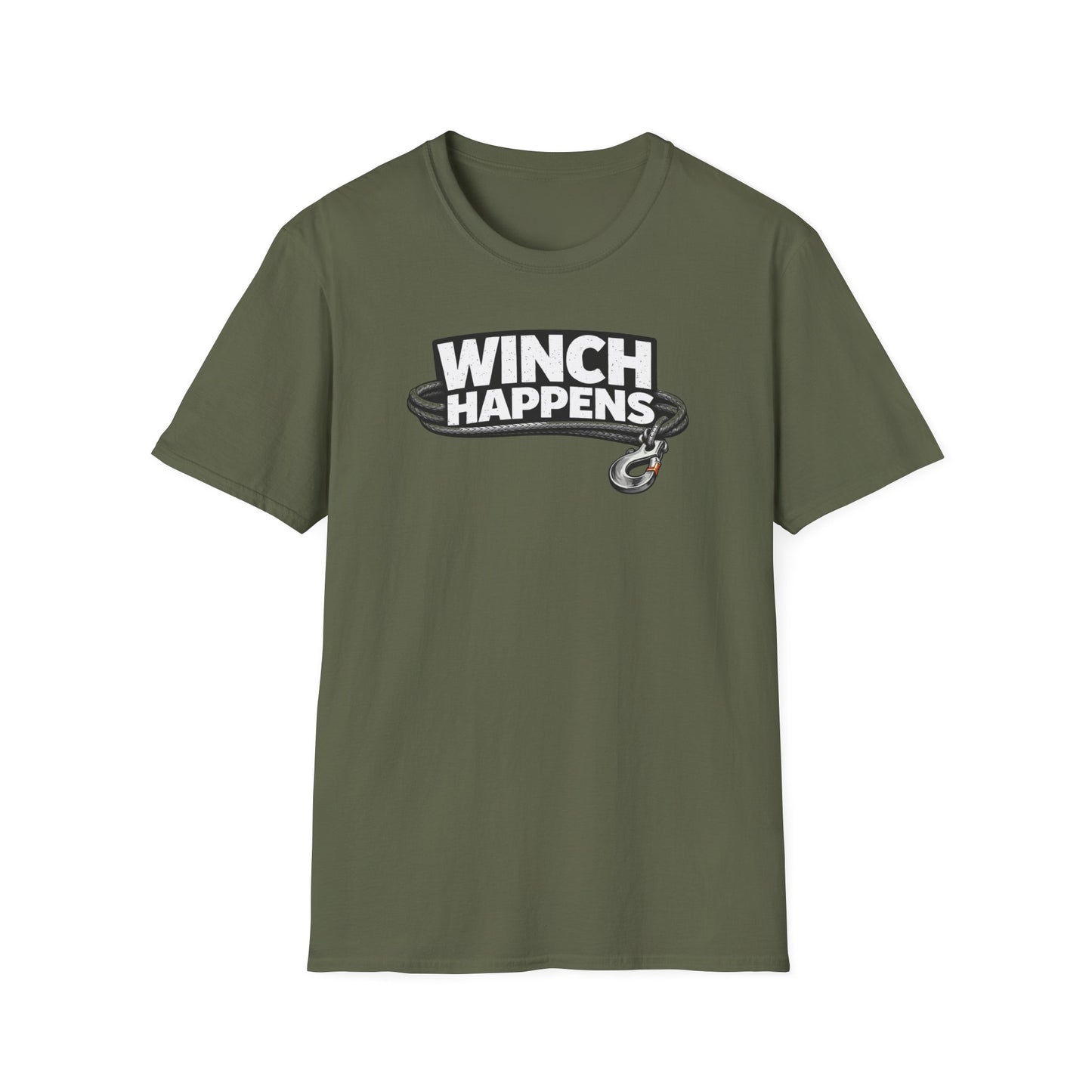 Winch Happens typography  T-Shirt