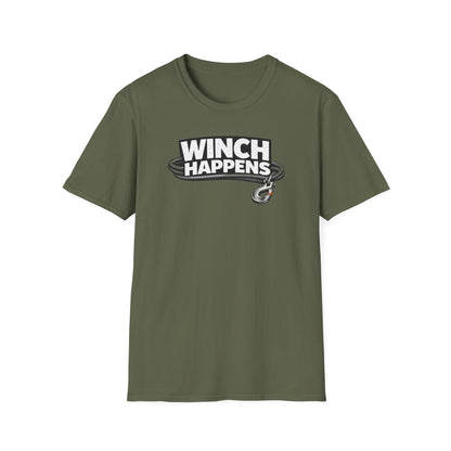 Winch Happens typography  T-Shirt