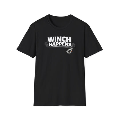 Winch Happens typography  T-Shirt