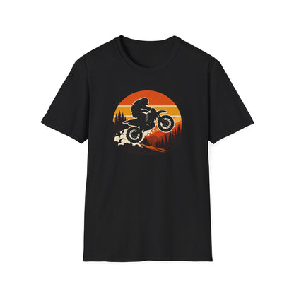 Bigfoot Dirtbike Sunset T-Shirt