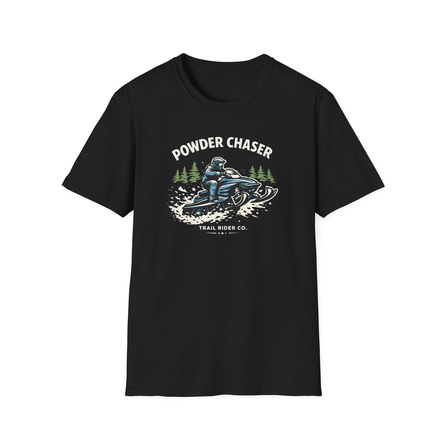 Powder Chaser Snowmobile  T-Shirt