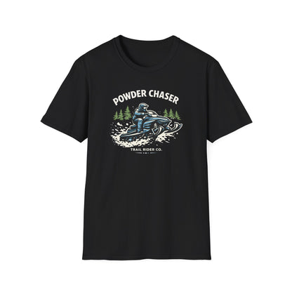 Powder Chaser Snowmobile  T-Shirt