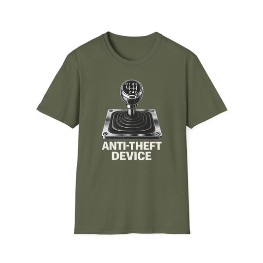 Anti-Theft Device Stickshift T-Shirt