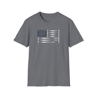 Wrenches American Flag  T-Shirt