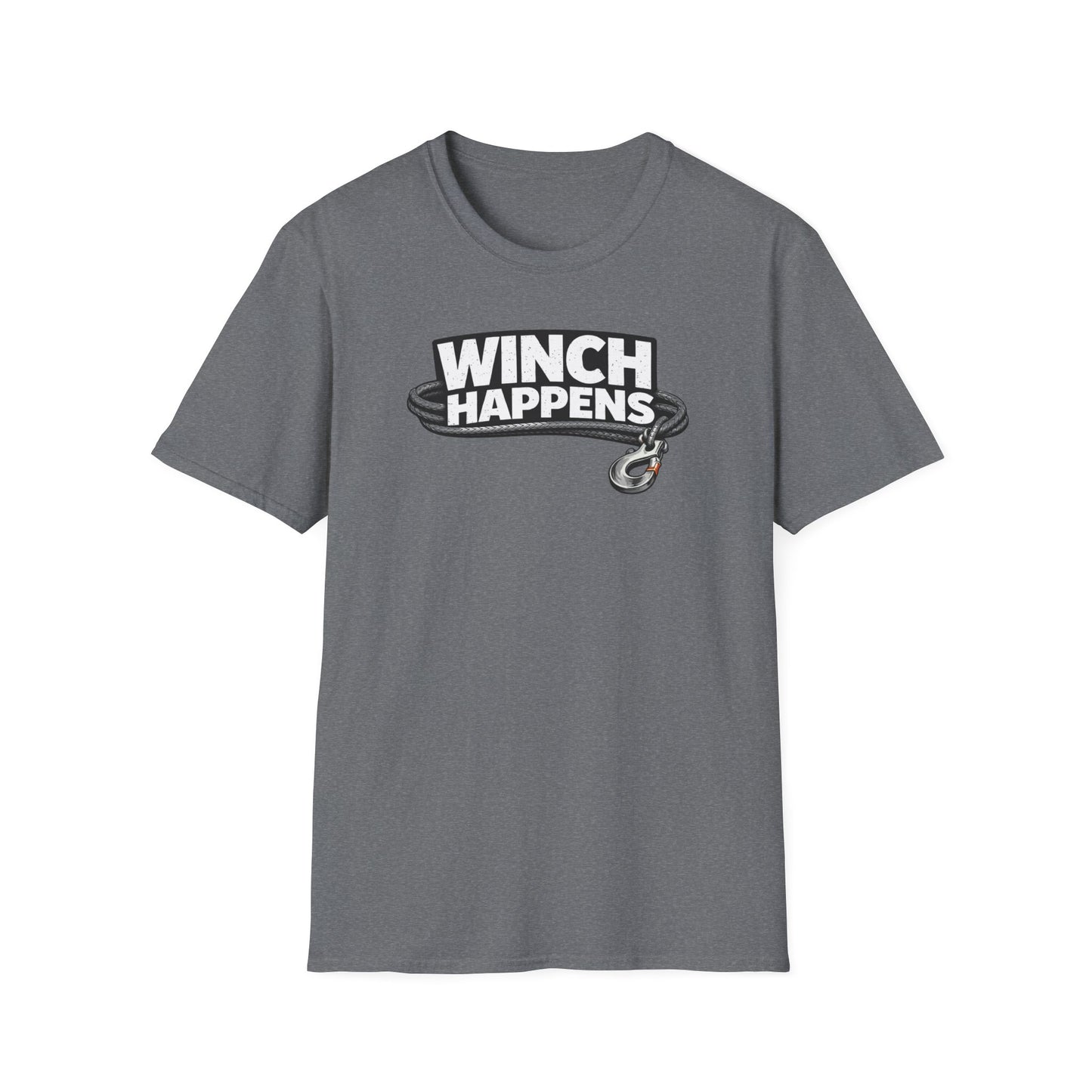 Winch Happens typography  T-Shirt