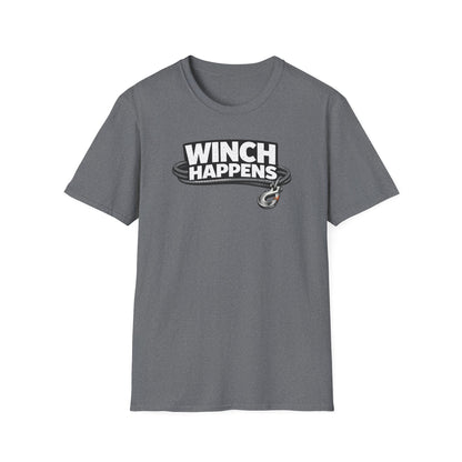Winch Happens typography  T-Shirt