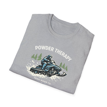Powder Therapy Snowmobile  T-Shirt