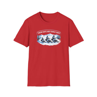 Snow Days Are Family Days  T-Shirt