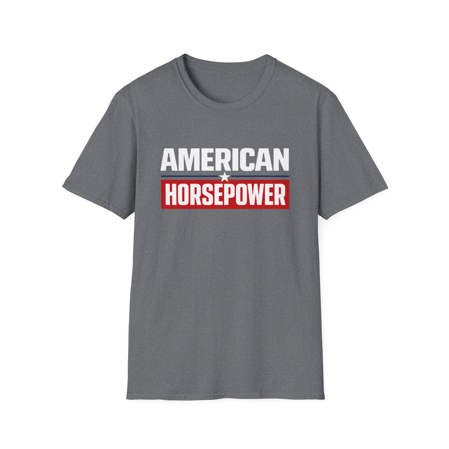 American Horsepower Typography T-Shirt