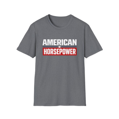 American Horsepower Typography T-Shirt
