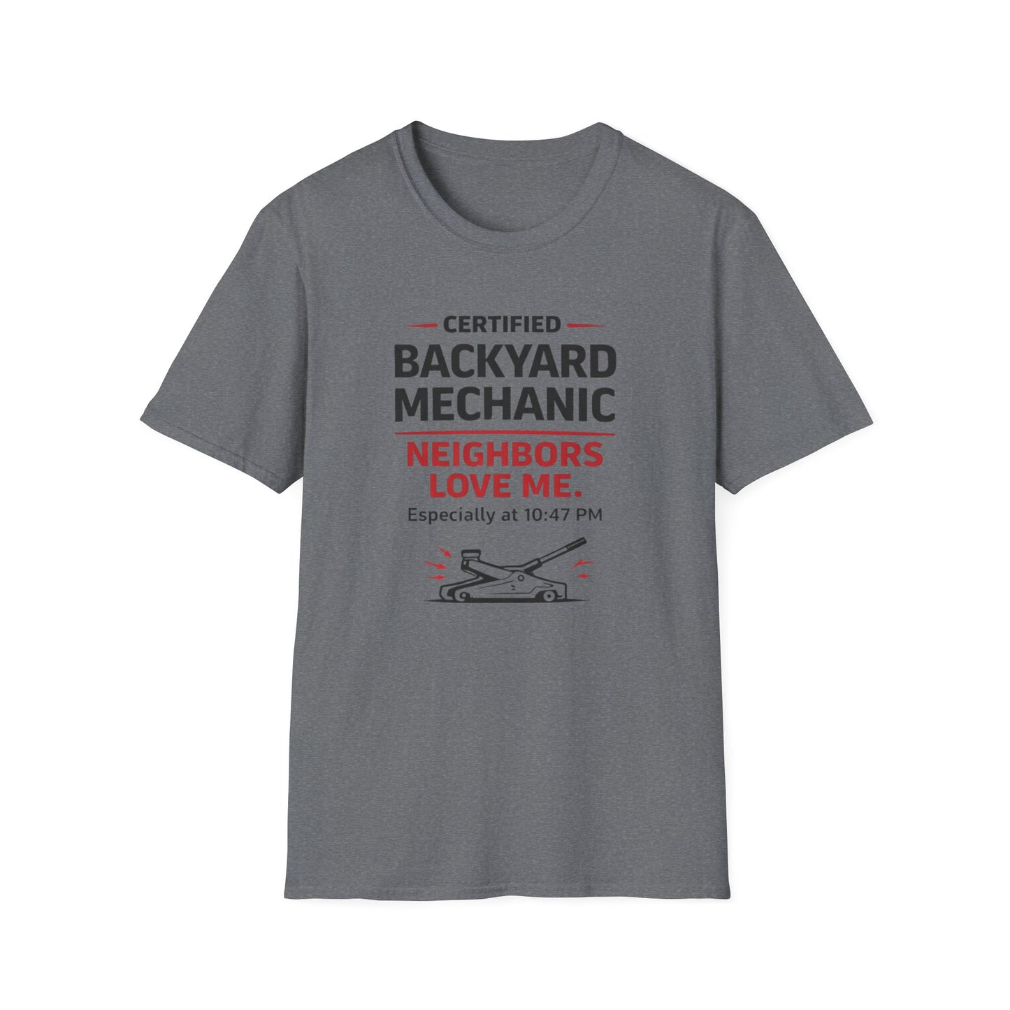Backyard Mechanic black print T-Shirt
