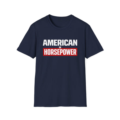 American Horsepower Typography T-Shirt