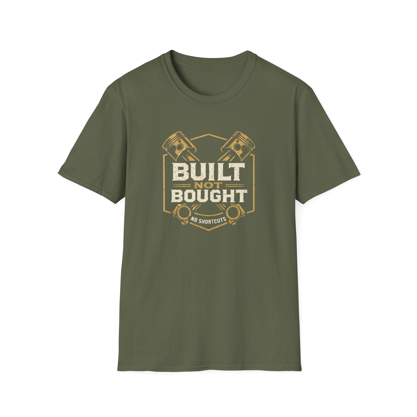 Built Not Bought Pistons T-Shirt