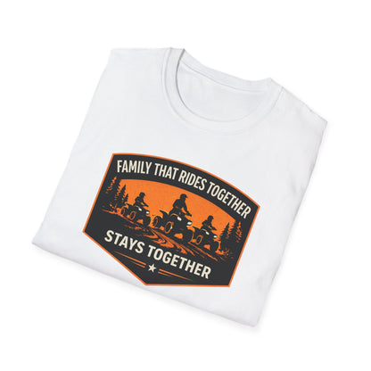 Family That Rides Together Quads T-Shirt