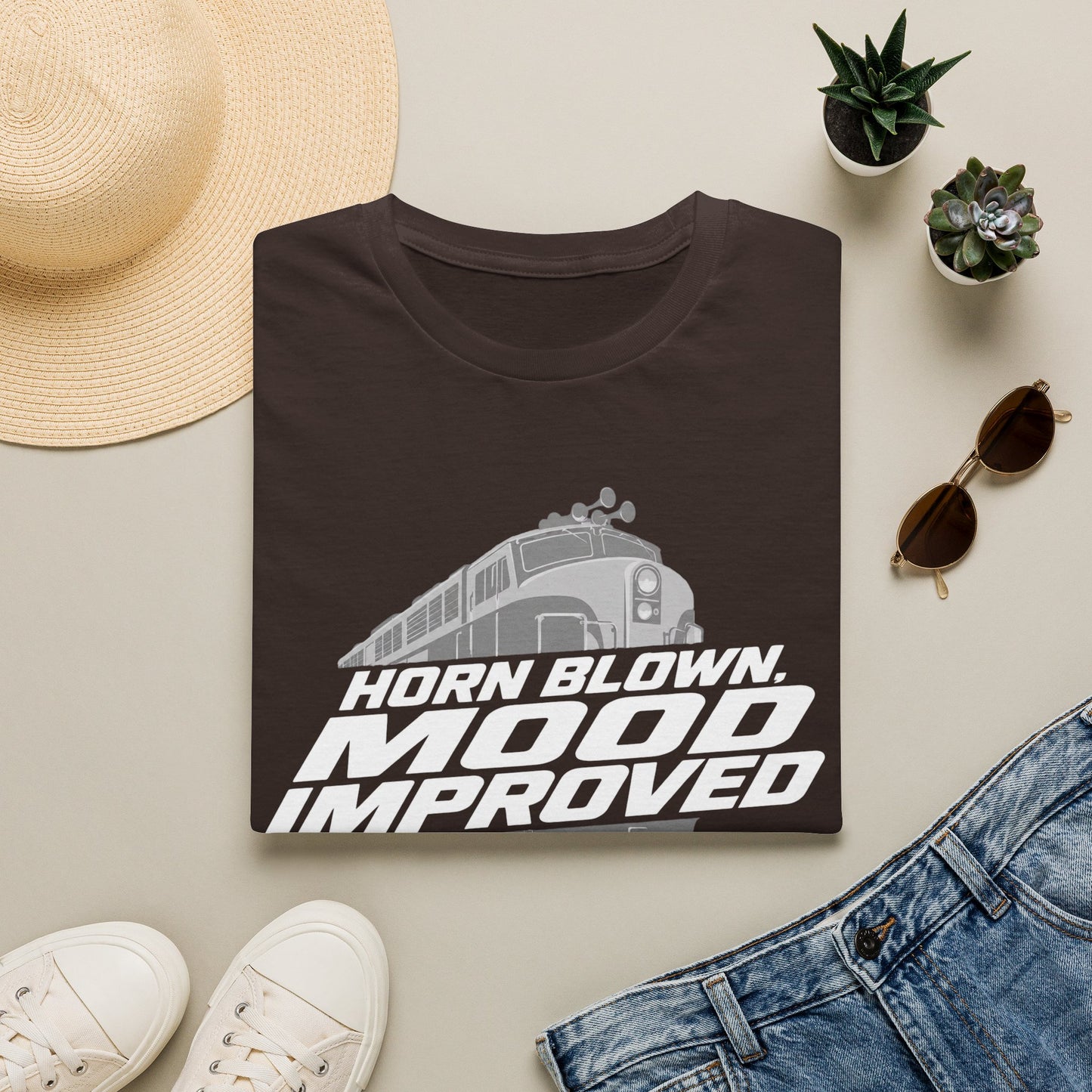 Horn Blown, Train   T-Shirt