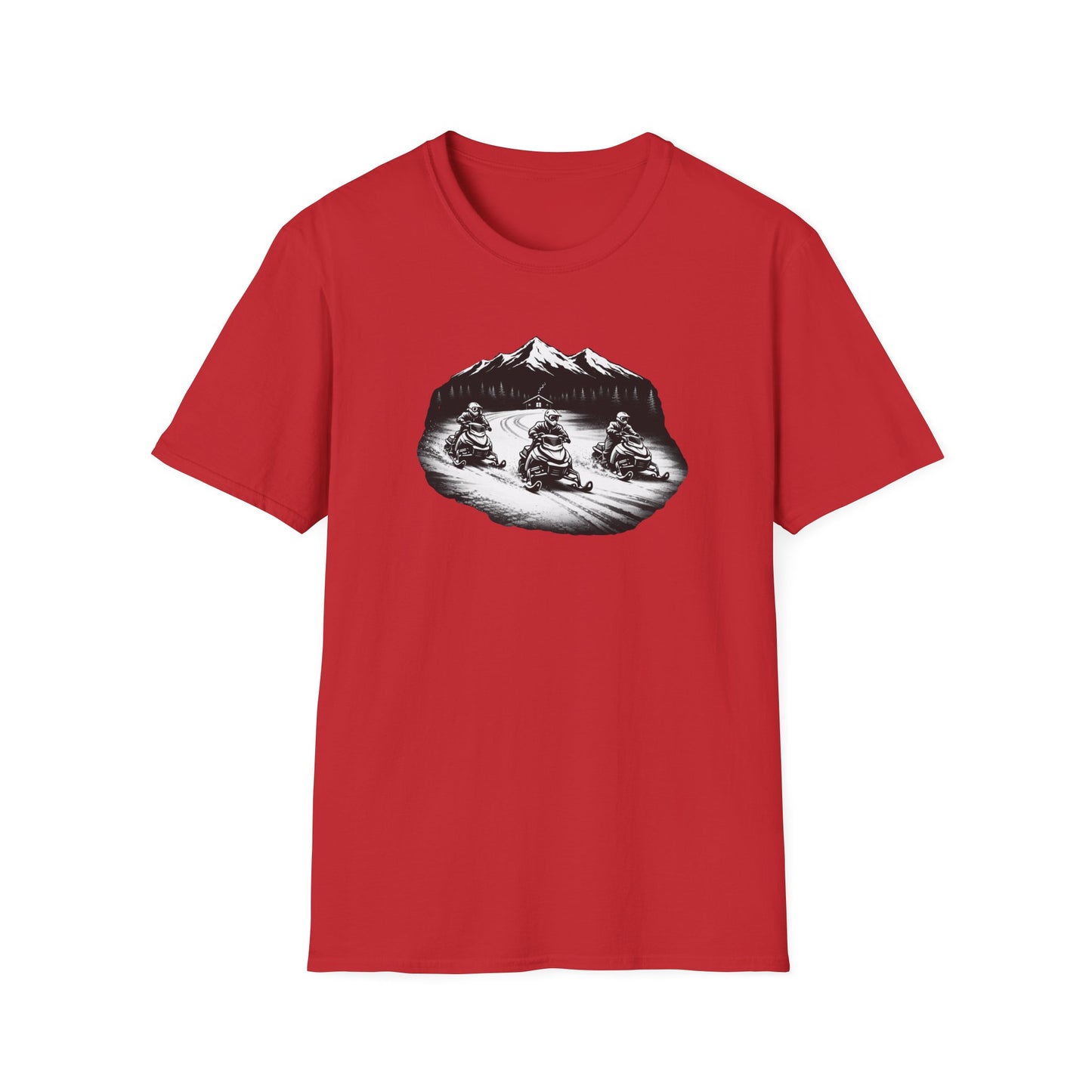 Snowmobile Night Ride  T-Shirt