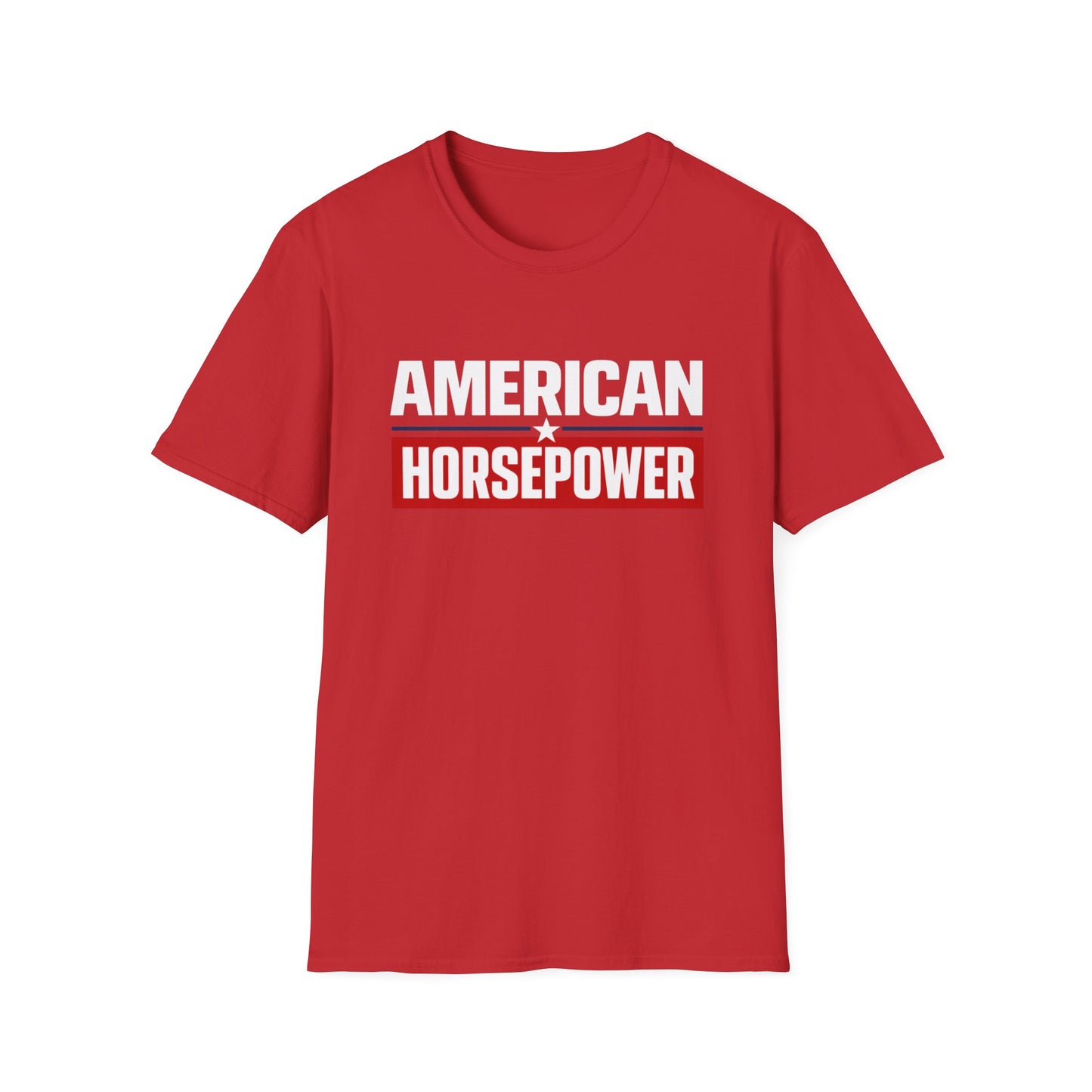 American Horsepower Typography T-Shirt