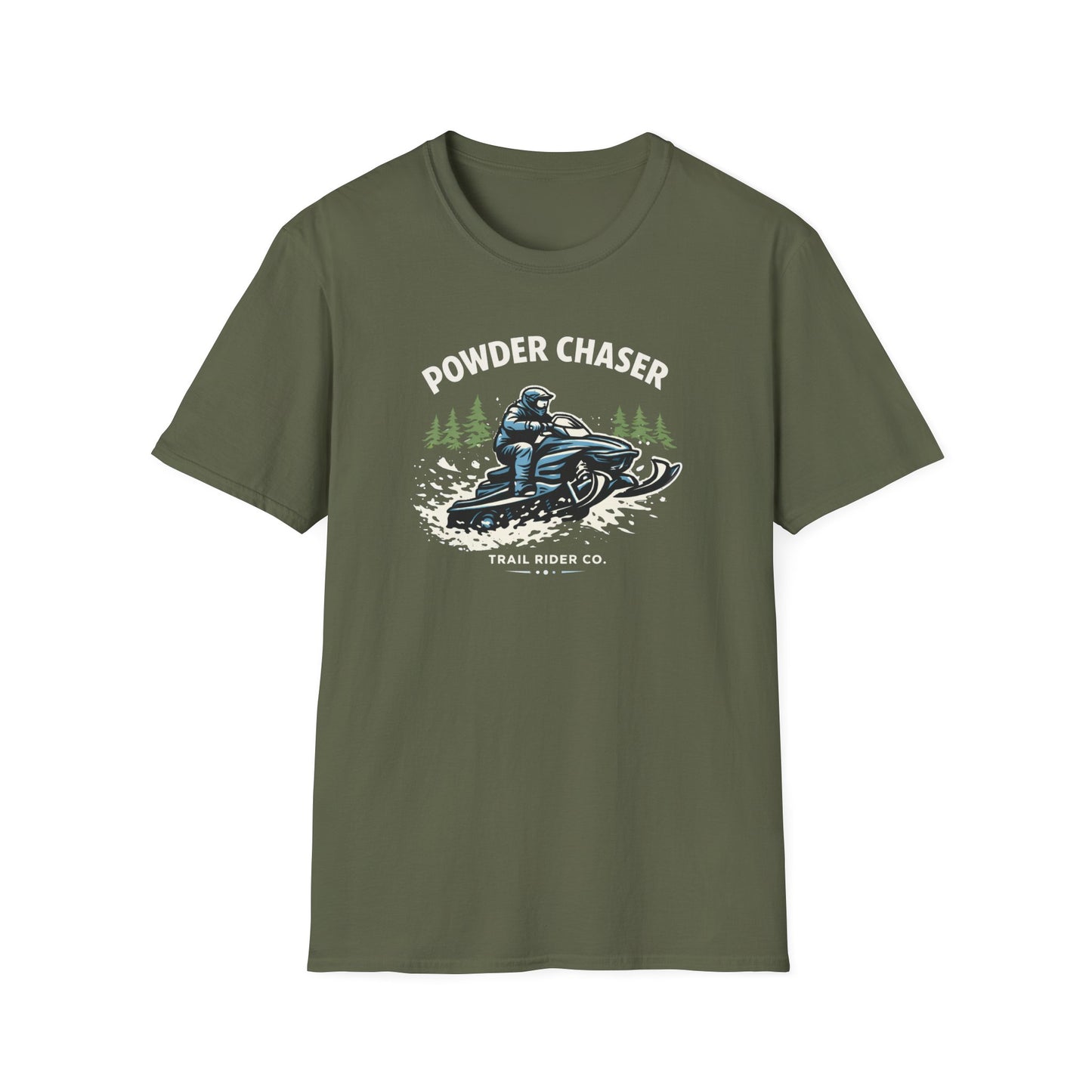 Powder Chaser Snowmobile  T-Shirt