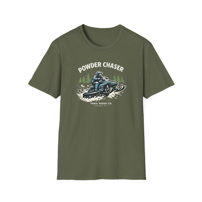 Powder Chaser Snowmobile  T-Shirt