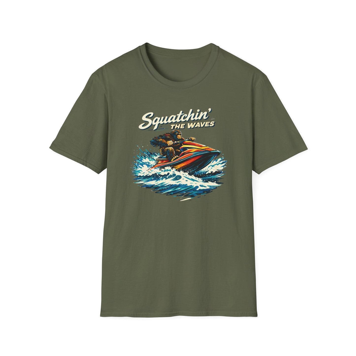 Squatchin' The Waves  T-Shirt