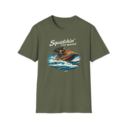 Squatchin' The Waves  T-Shirt
