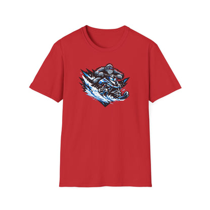 Sasquatch Snowmobile  T-Shirt