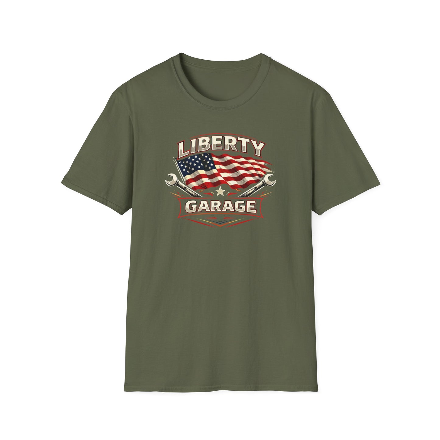 Liberty Garage Flag  T-Shirt