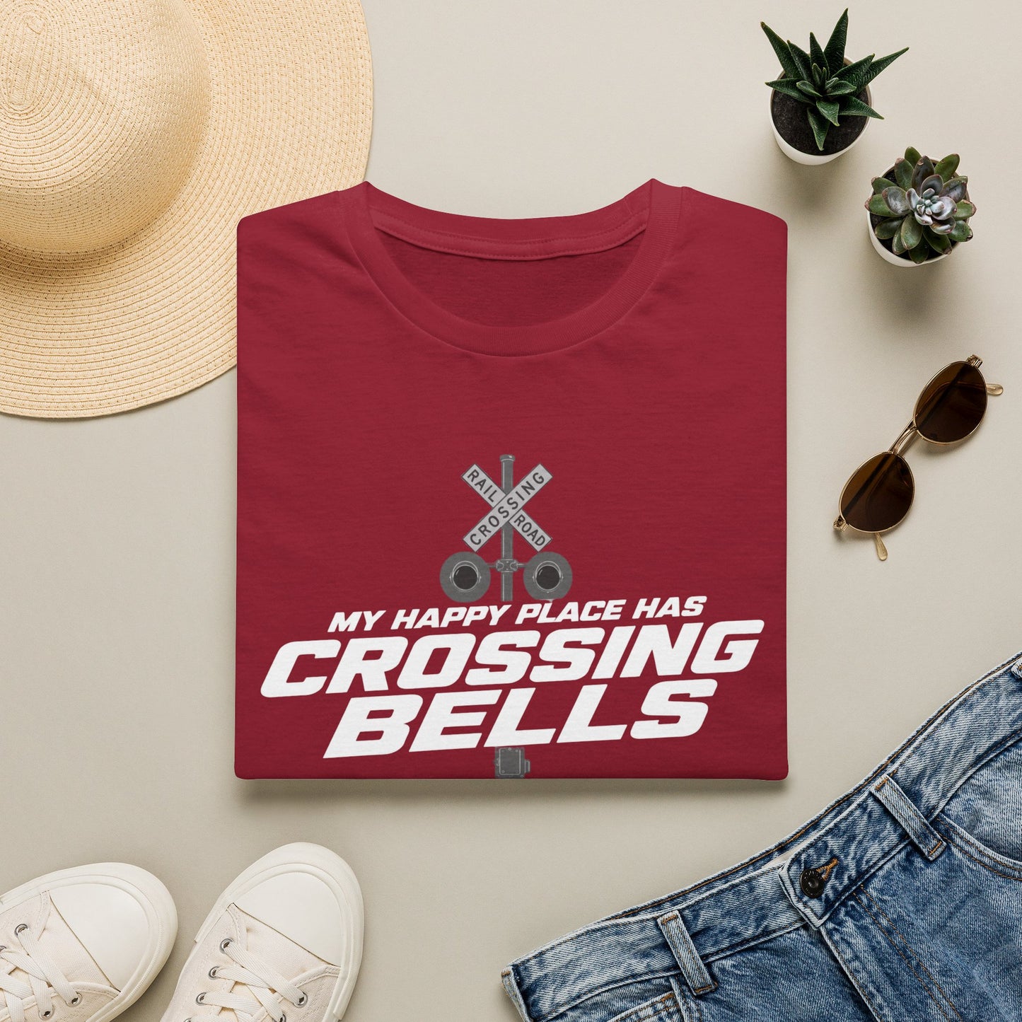 Happy Place Crossing Bells  T-Shirt