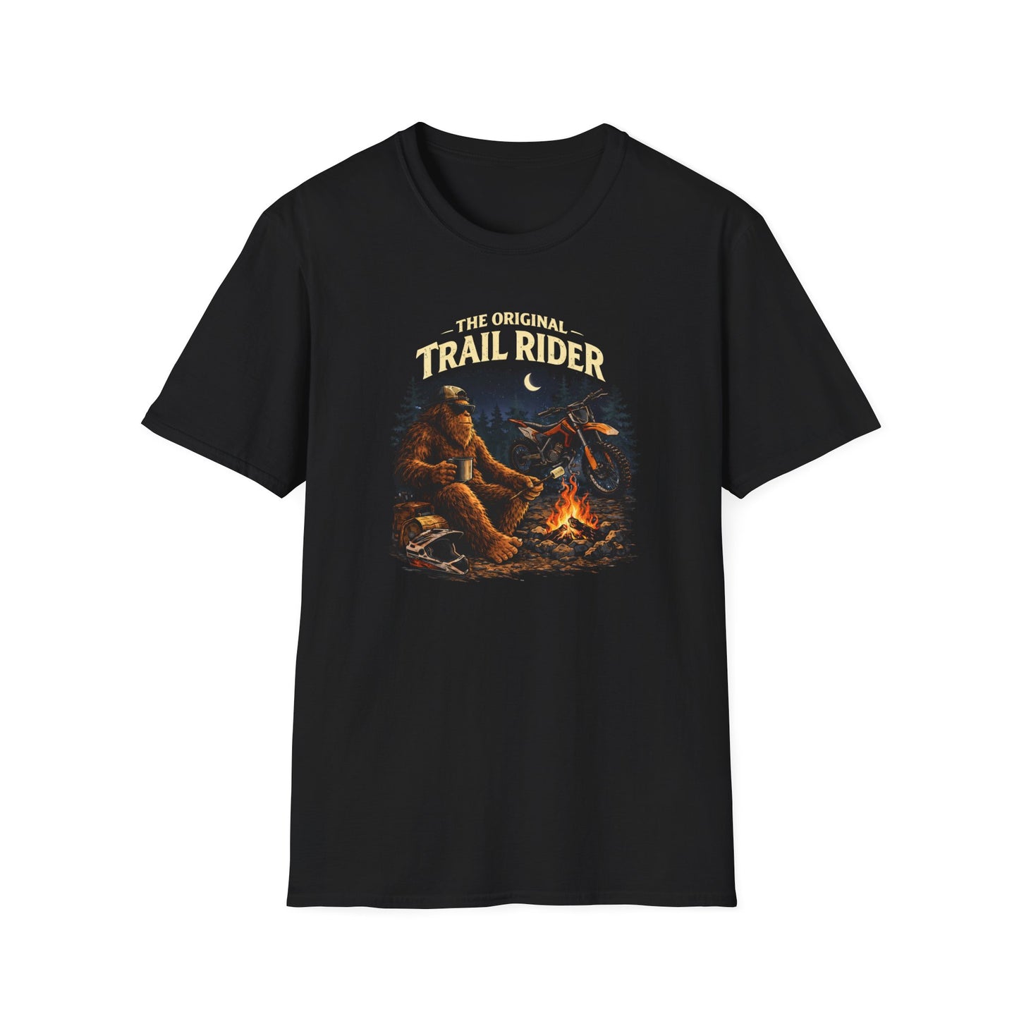 Bigfoot Trail Rider Campfire T-Shirt