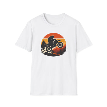 Bigfoot Dirtbike Sunset T-Shirt