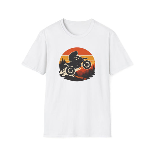 Bigfoot Dirtbike Sunset T-Shirt