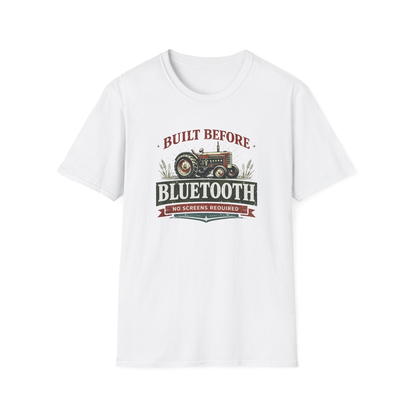 Before Bluetooth Tractor T-Shirt