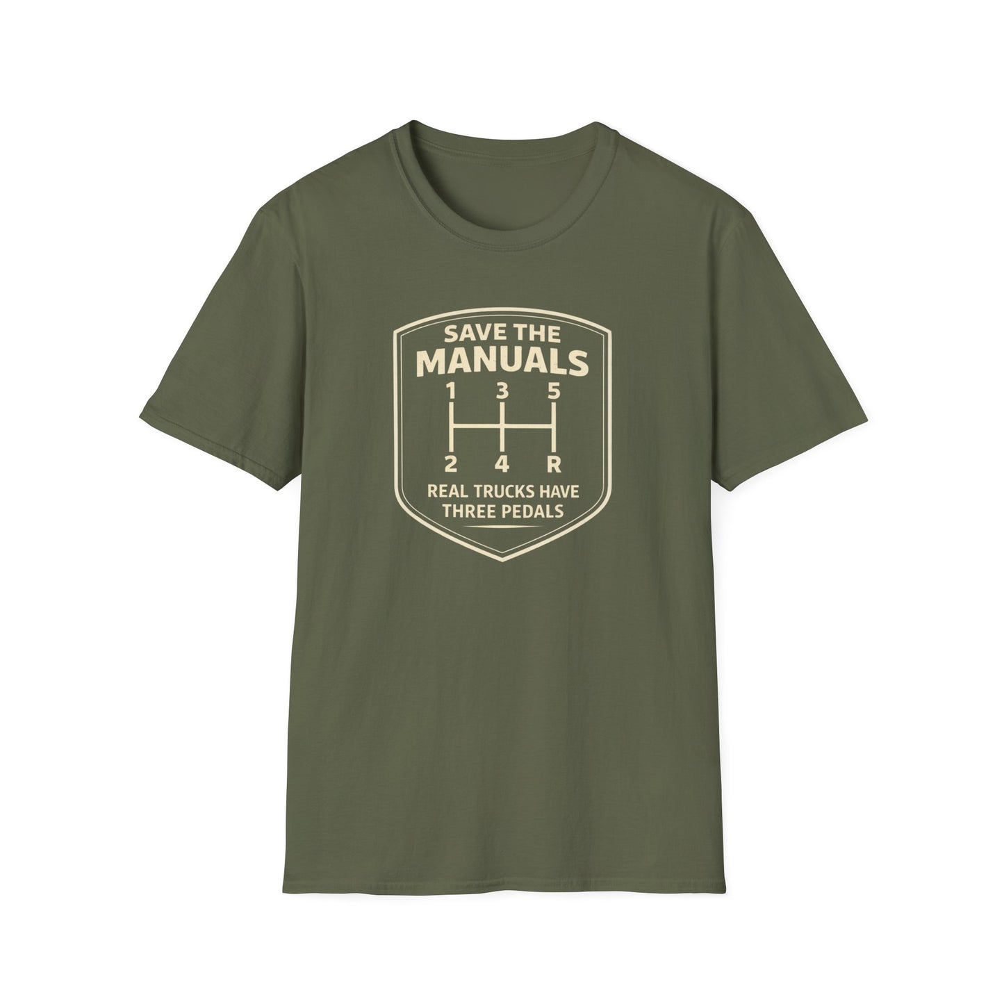 Real Trucks Have Three Pedals  T-Shirt