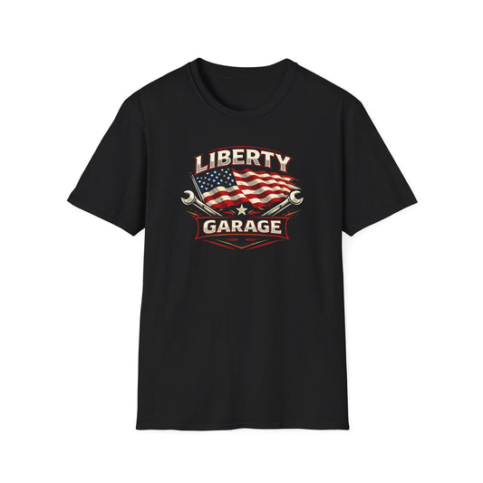 Liberty Garage Flag  T-Shirt