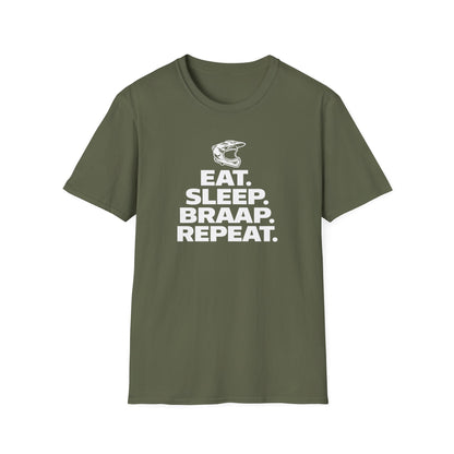 Eat. Sleep. Braap. Repeat. T-Shirt