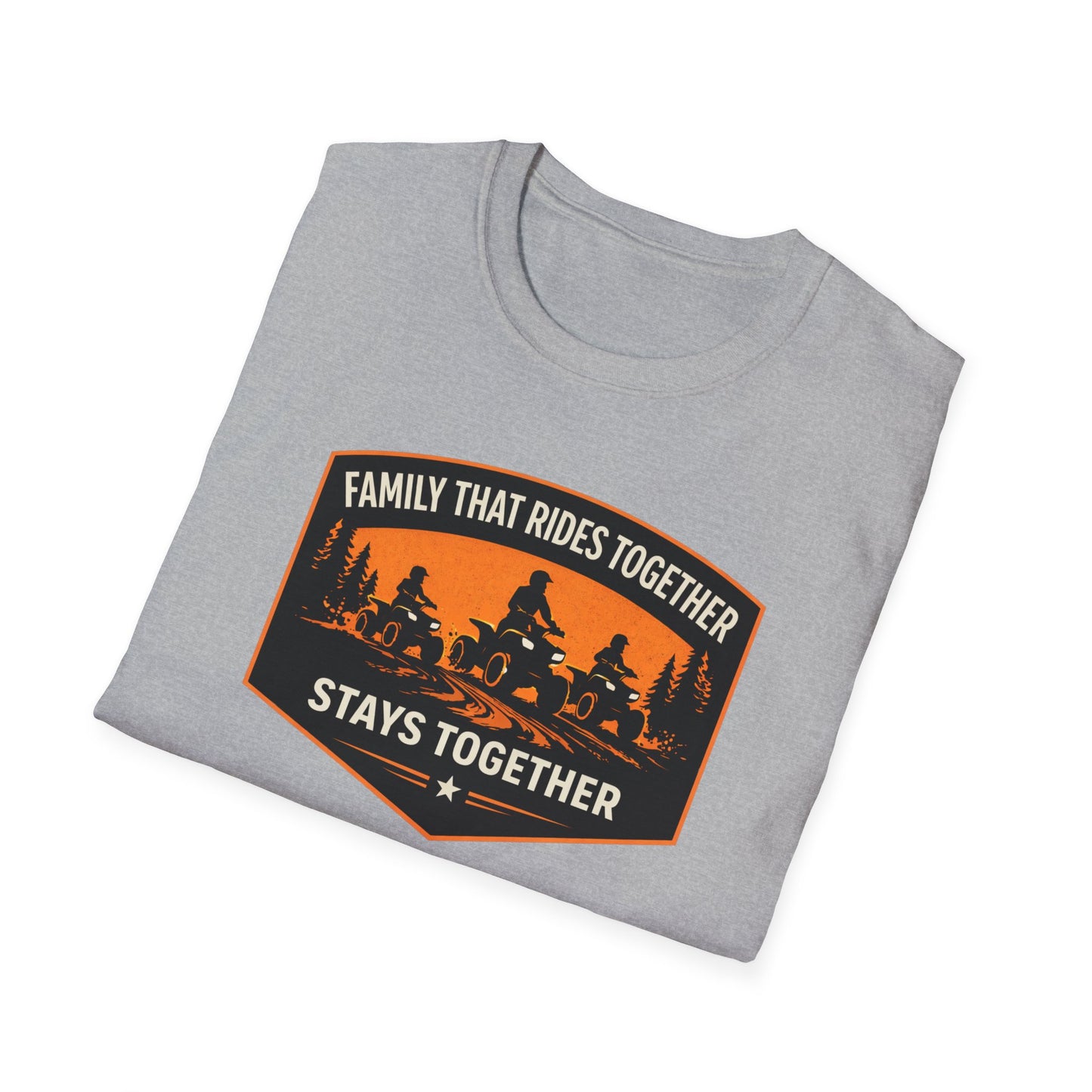 Family That Rides Together Quads T-Shirt