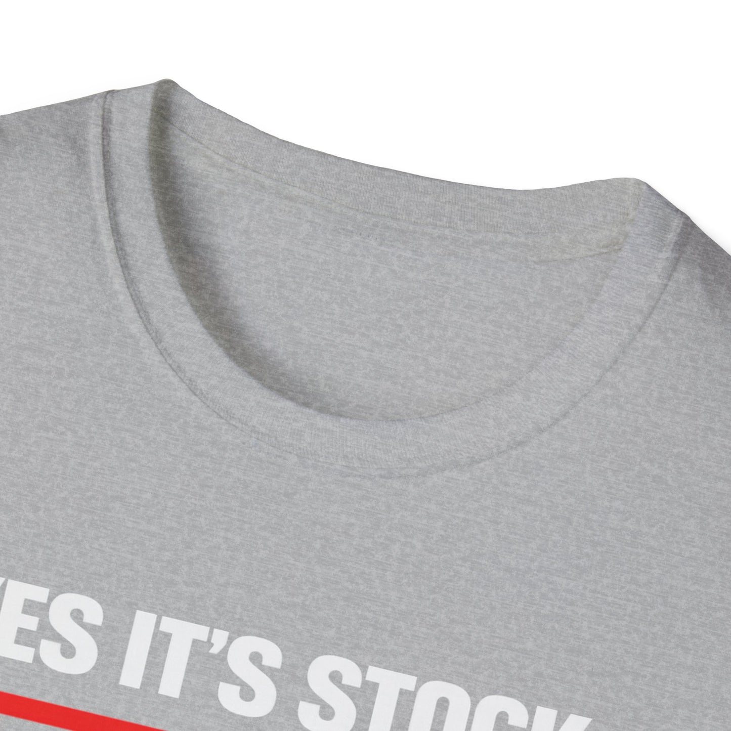 Yes, It's Stock white T-Shirt