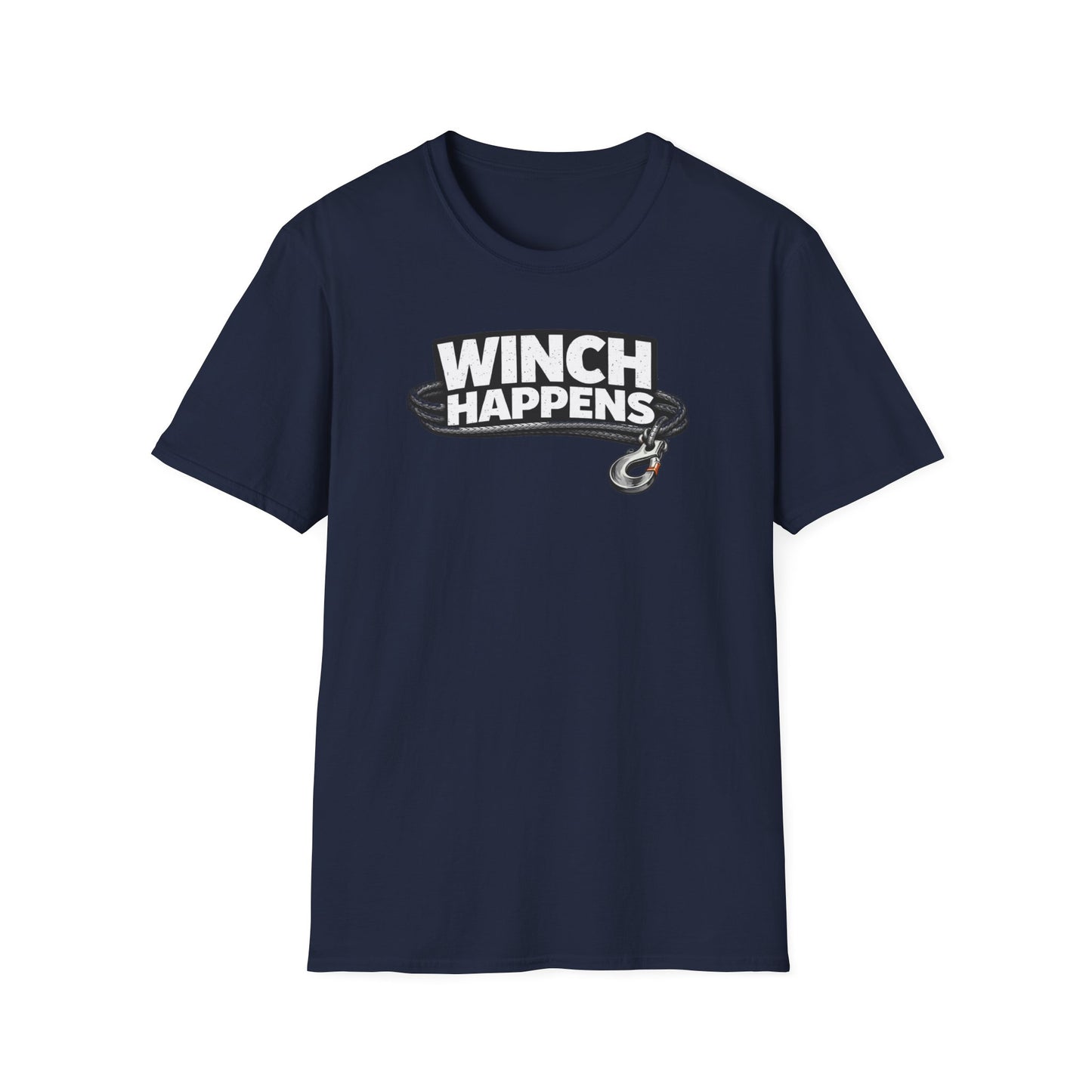Winch Happens typography  T-Shirt