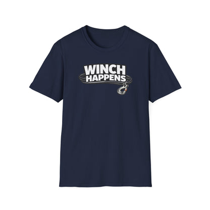 Winch Happens typography  T-Shirt