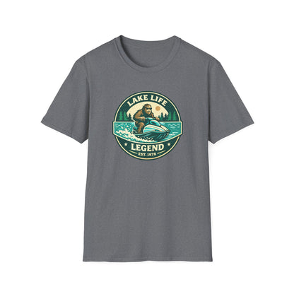 Bigfoot Jetski Lake Life T-Shirt