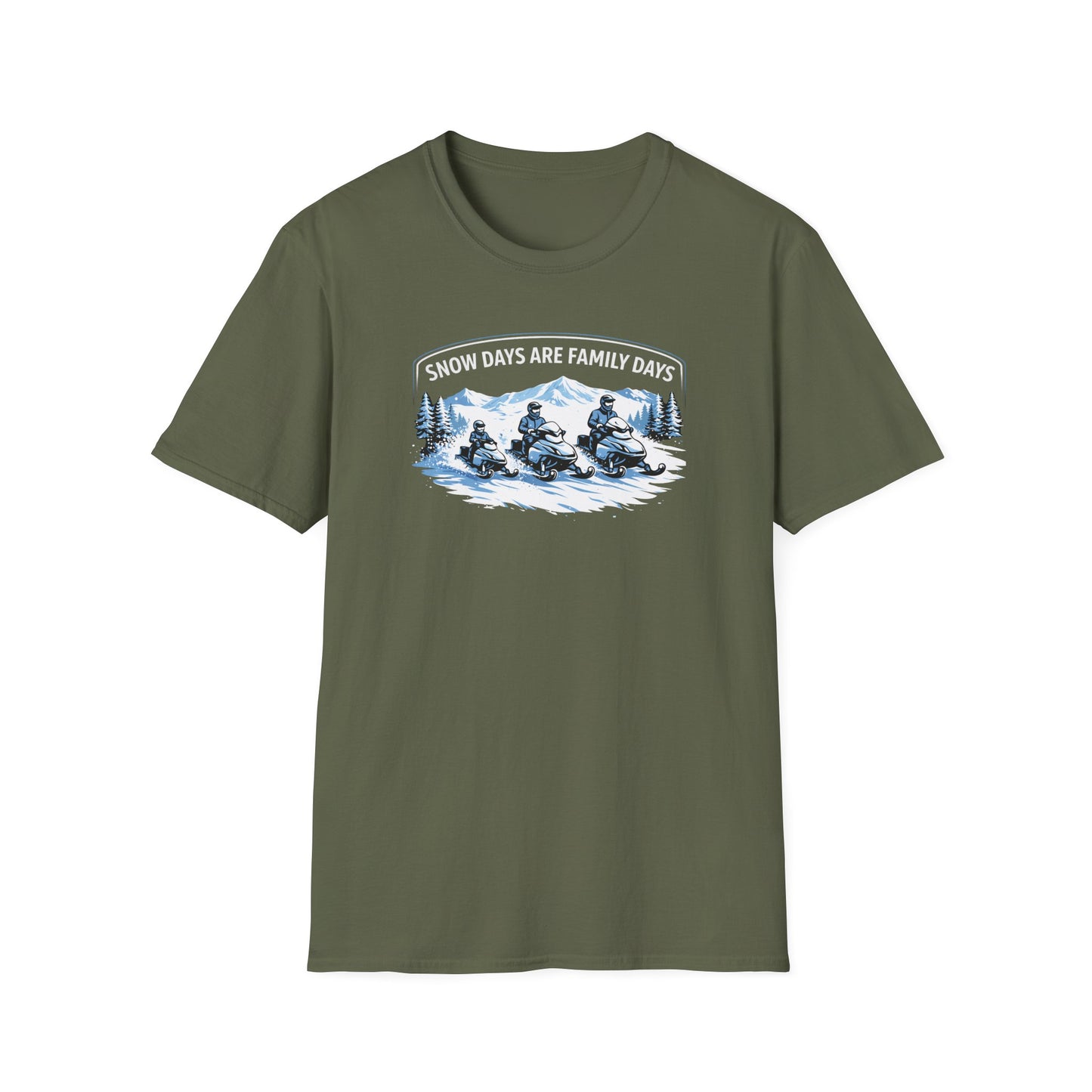 Snow Days Are Family Days  T-Shirt