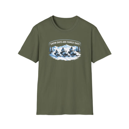 Snow Days Are Family Days  T-Shirt